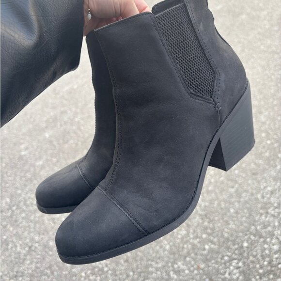 Toms Everly Boots - Black Oiled Nubuck Fit 8.5W - Picture 8 of 10